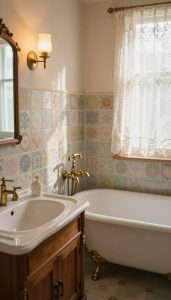Vintage-Inspired Bathroom