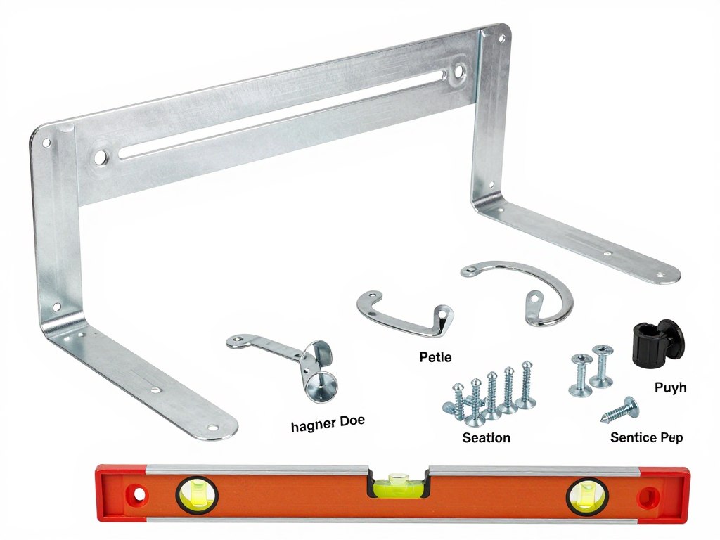 Wall mounting hardware and installation components
