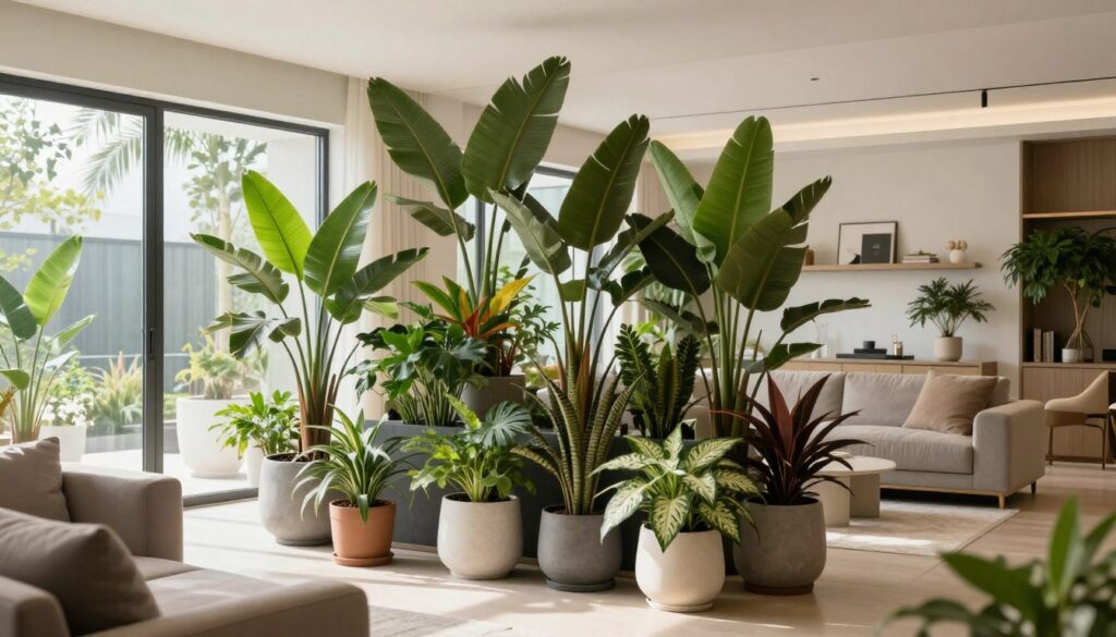 Beautifully styled complete room showing all design principles working together, NO PEOPLE, NO HUMANS, NO HANDS