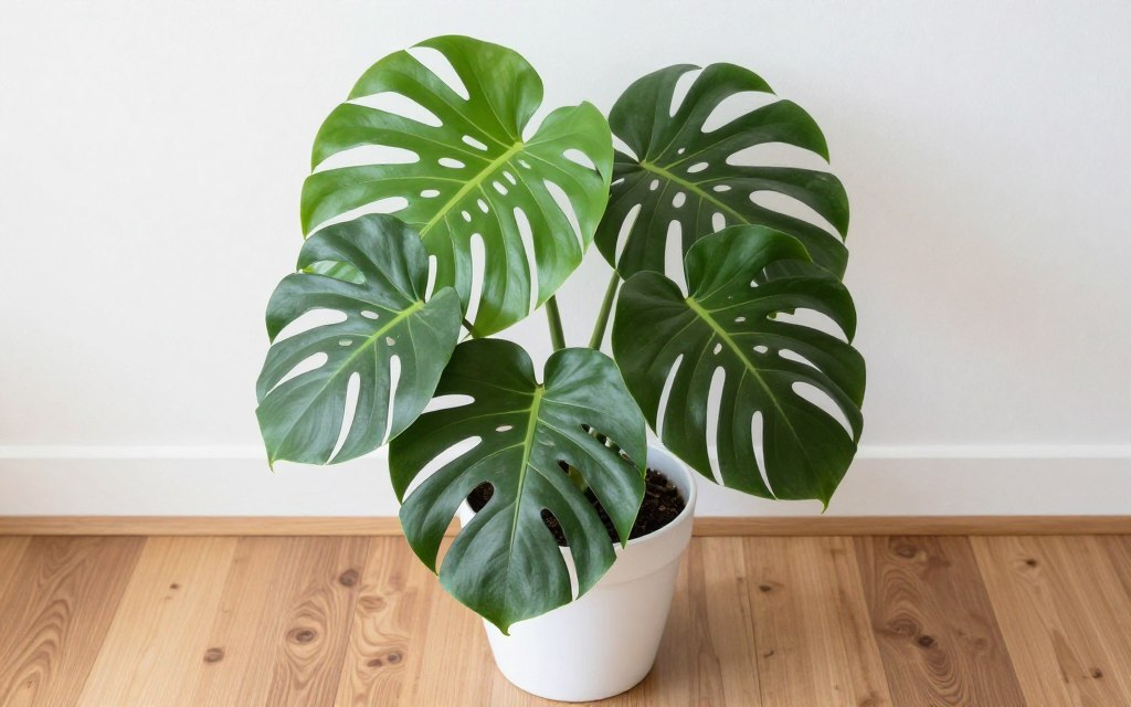 Healthy thriving indoor plant showing results of proper maintenance and care, NO PEOPLE, NO HUMANS, NO HANDS