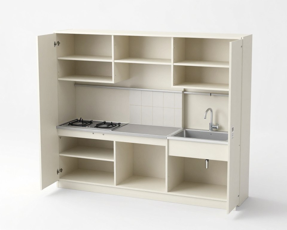 Individual modular outdoor kitchen units