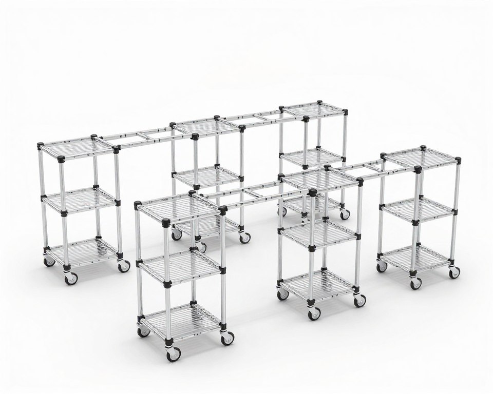 Modular outdoor kitchen cart system with connectable units