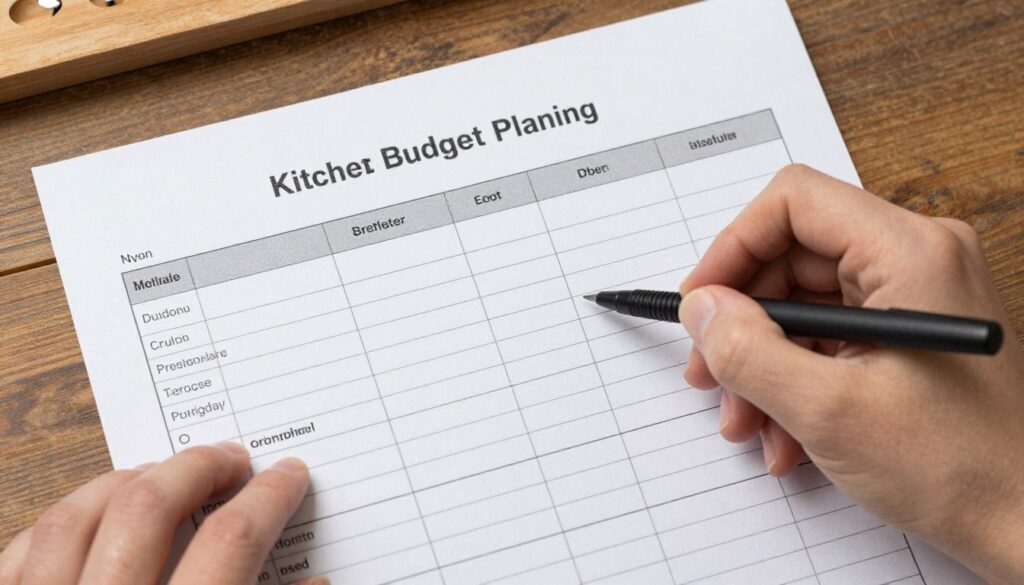 Outdoor kitchen budget planning materials and cost breakdown