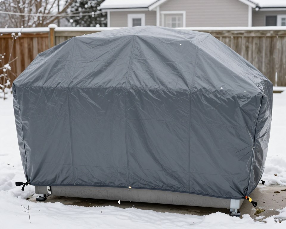 Outdoor kitchen winter weatherproofing