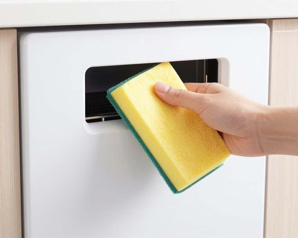 Post-cooking outdoor kitchen cleaning routine