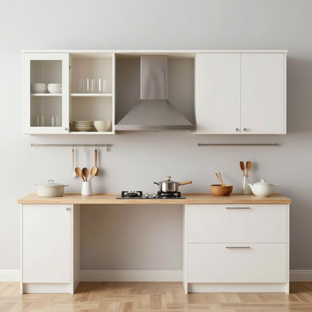 Standard modular outdoor kitchen configuration