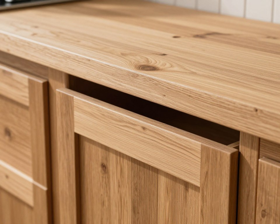 Weather-resistant wood in outdoor kitchen