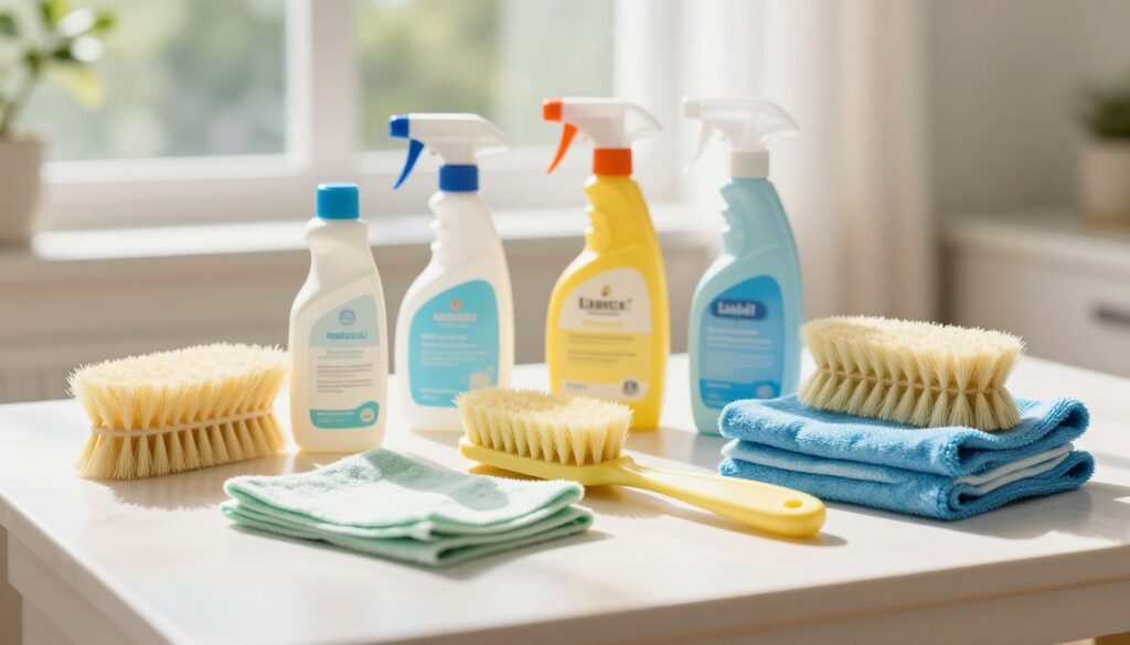 Weatherproof furniture maintenance supplies and cleaning products, NO PEOPLE, NO HUMANS, NO HANDS