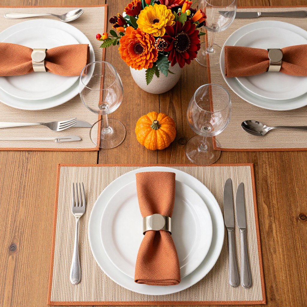 complete seasonal table setting kit