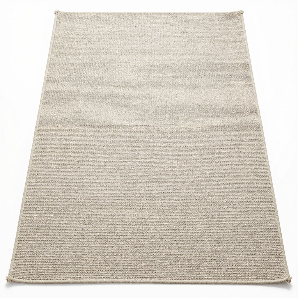 natural fiber outdoor rug in neutral color